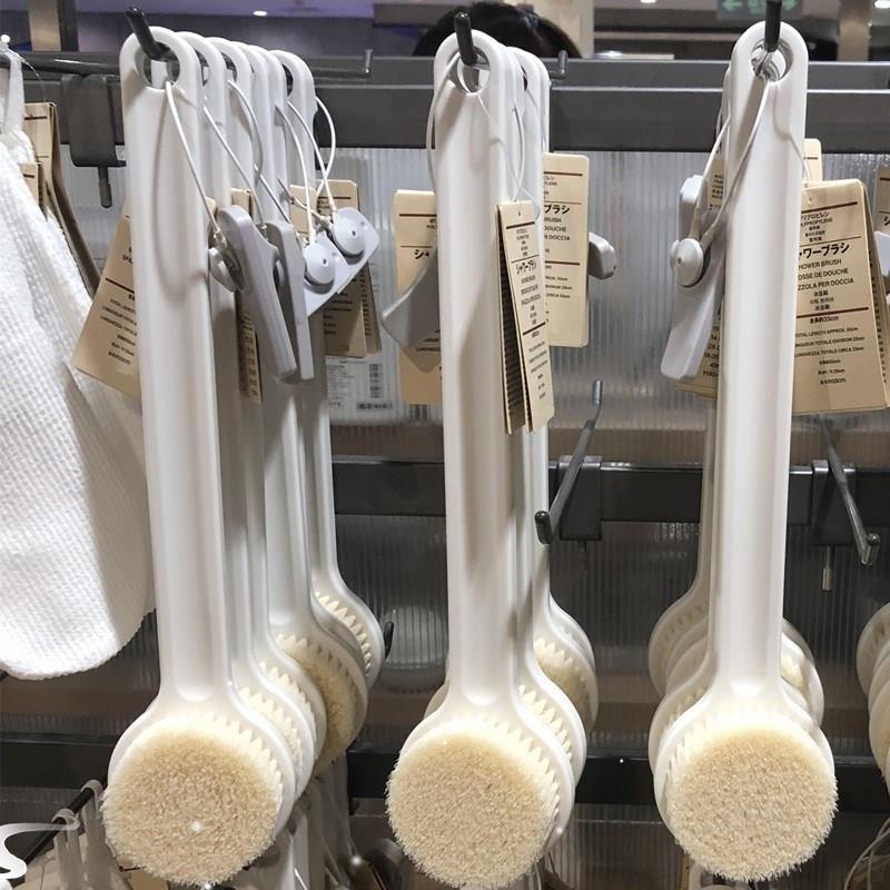 japanese bath brush rub back long handle arti洗澡刷子搓背刷 - 图0