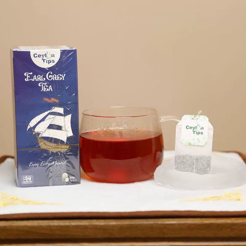 Ceylon tips斯里兰卡柠檬锡兰红茶包办公室下午茶袋泡茶伯爵50g - 图2