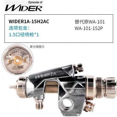 岩田喷枪WA101自动喷枪流水线往复机机器人胶水油漆喷漆枪WIDER1A-图1