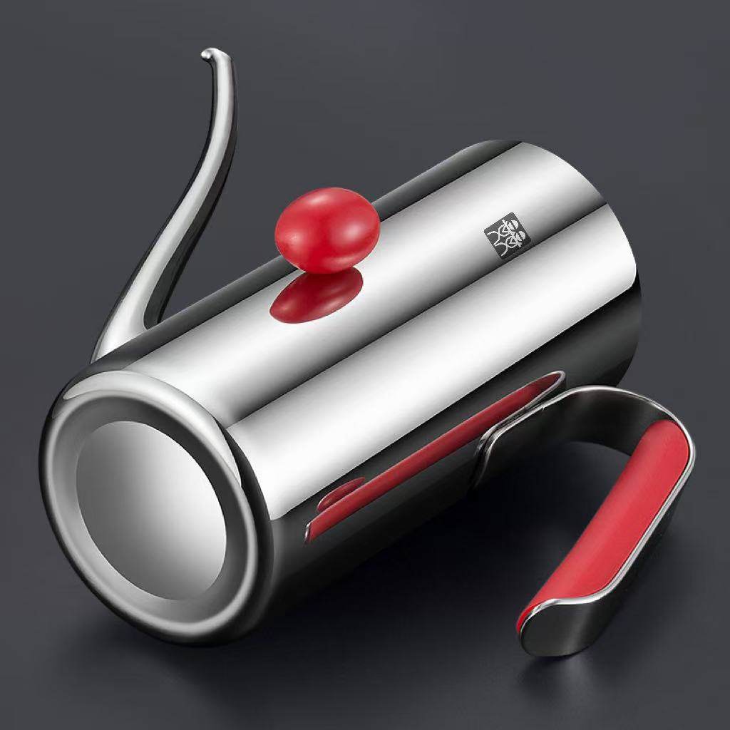 德国DOUBLEDELI316不锈钢油壶厨房高端装油瓶不挂油防漏酱油醋壶,淘宝优惠券,粉丝福利购,淘宝优惠卷