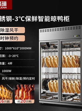风干柜晾鸭柜商用烤鸭烧鹅乳鸽大