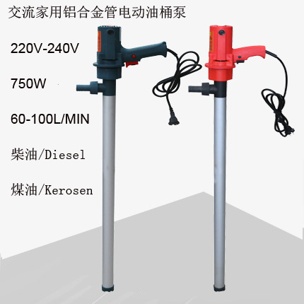 厂家销售220V油桶泵。电动插桶泵、柴油桶泵、家用桶泵220V - 图0