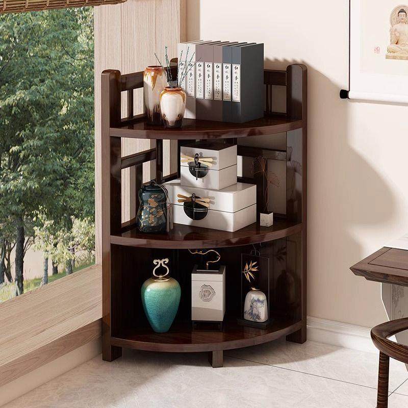 转角置物架家用转角柜墙角柜新中式餐厅角落柜客厅边角柜沙发边柜,淘宝优惠券,粉丝福利购,淘宝优惠卷