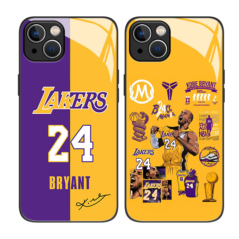 kobe科比适用华为mate60pro手机壳nova11球星p50荣耀90湖人80球衣70篮球nba周边40球队30玻璃10男9/8/7se/6/5-图3