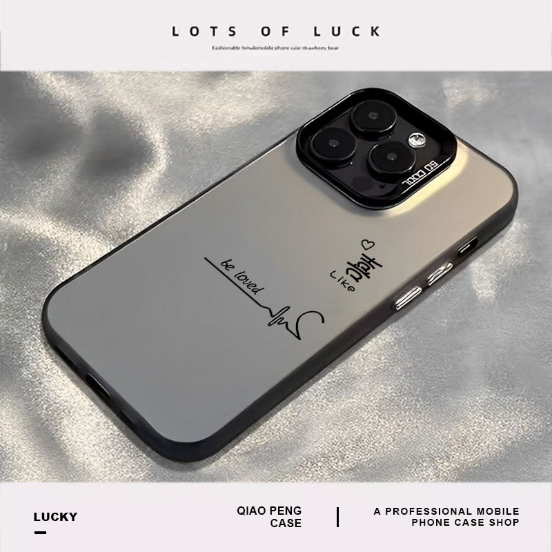 心跳情侣适用iPhone16promax手机壳苹果15喜欢14小米13新款12华为pura70/17/mate60高级感小众红米vivo荣耀op - 图2