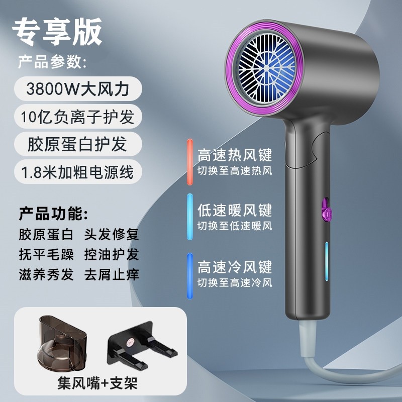新款电吹风机家用可折叠大风力功子护发静音率速干冷热风恒温负离,淘宝优惠券,粉丝福利购,淘宝优惠卷