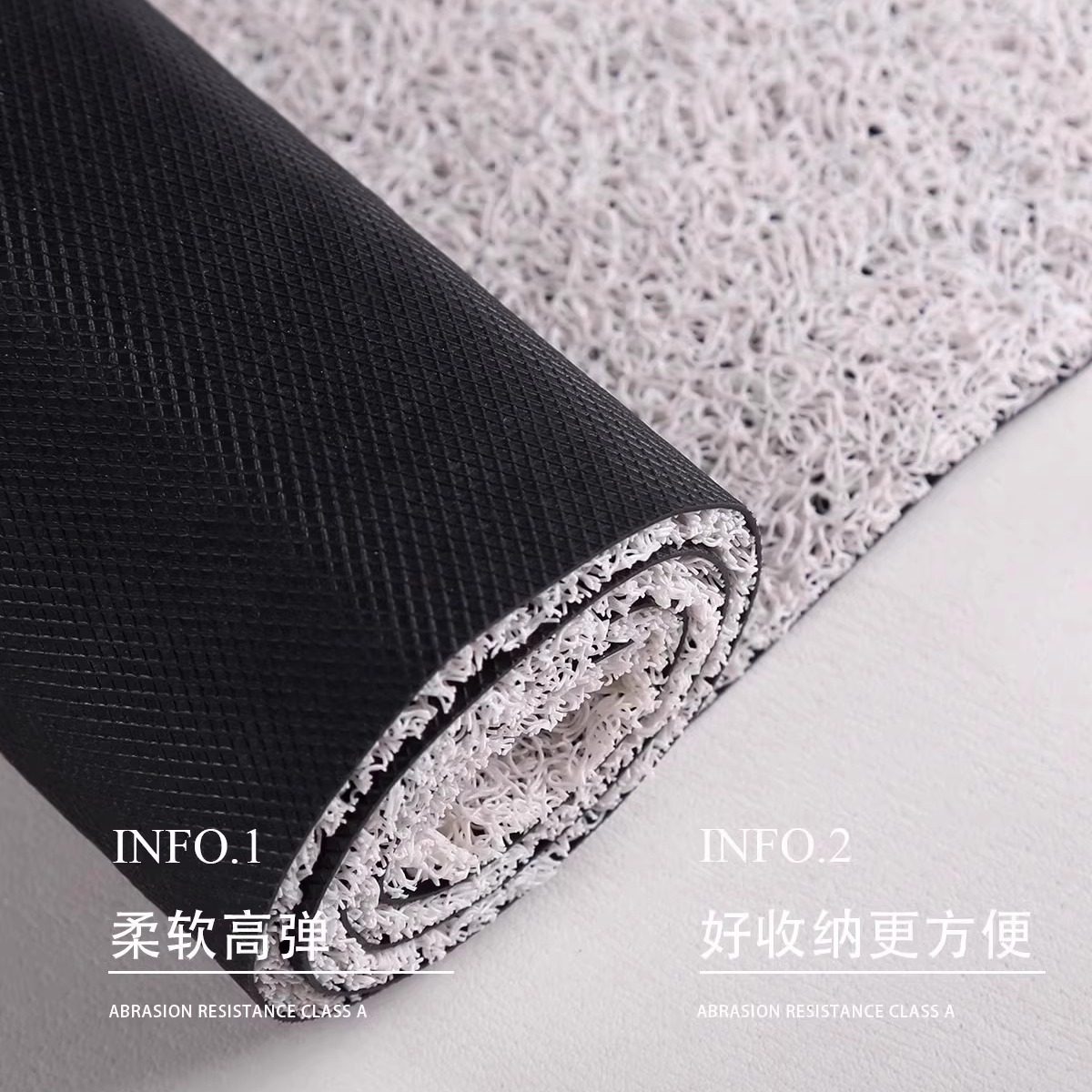 入户门地垫丝圈PVC红色喜庆玄关大门口免洗地毯刮泥除尘防滑脚垫,淘宝优惠券,粉丝福利购,淘宝优惠卷