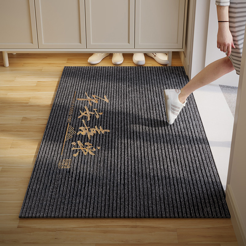 灰色入户门地垫大门口进门耐脏除尘防滑脚垫高端刺绣玄关免洗门垫,淘宝优惠券,粉丝福利购,淘宝优惠卷