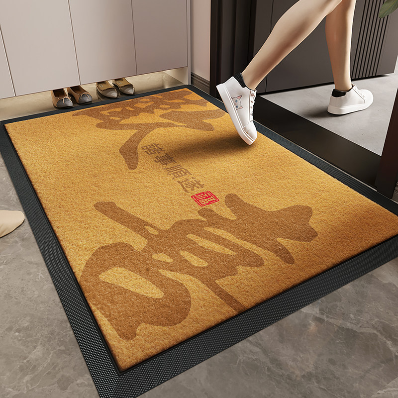 入户门地垫大门口防滑脚垫高级感仿椰棕耐脏免洗门垫民宿别墅地毯,淘宝优惠券,粉丝福利购,淘宝优惠卷