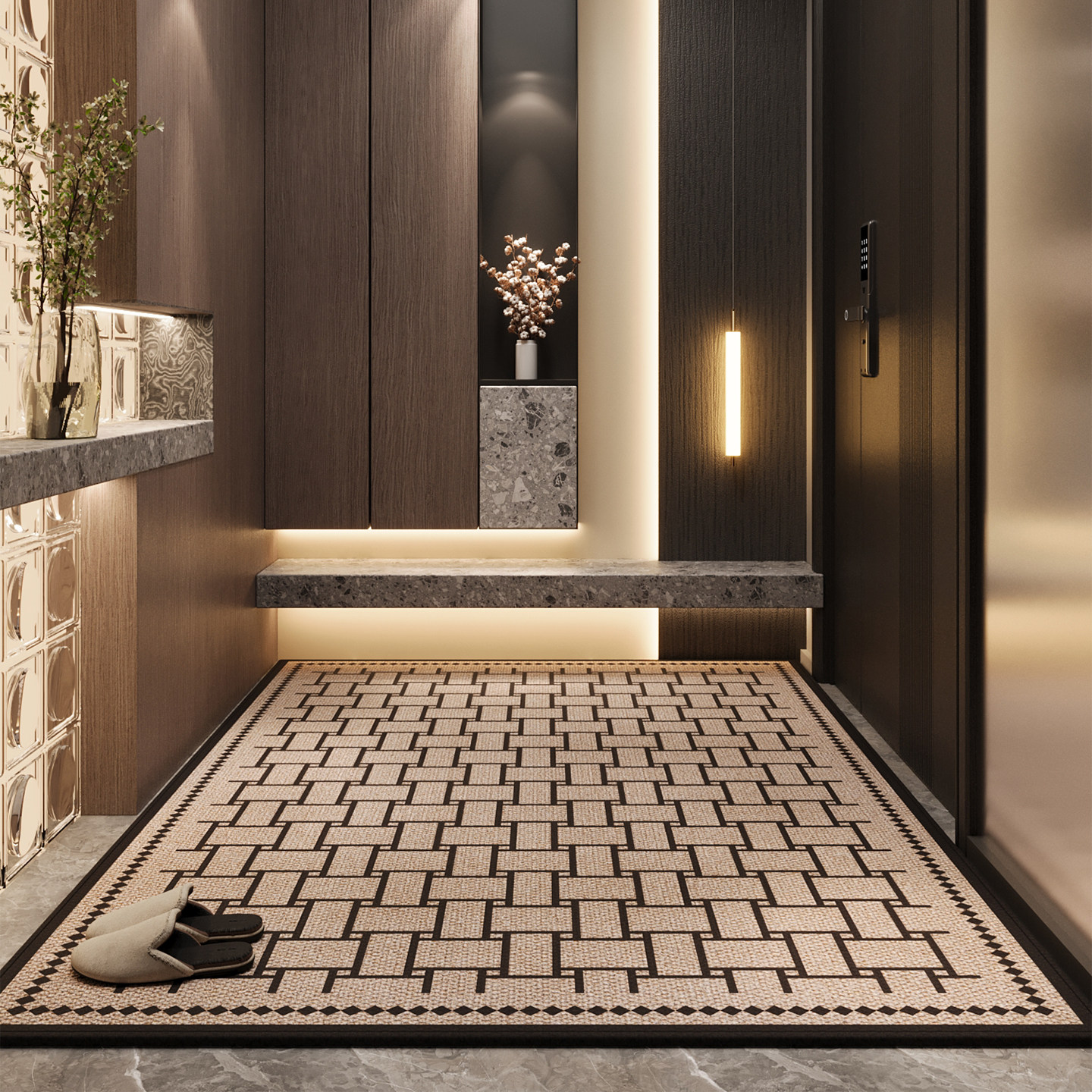 入户门地垫玄关防滑脚垫门口可裁剪地毯耐脏除尘免洗进门高端门垫,淘宝优惠券,粉丝福利购,淘宝优惠卷