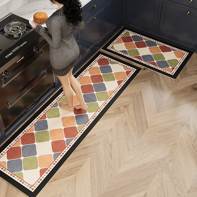 厨房地垫专用吸水防滑脚垫耐脏免洗可擦家用长条地毯防摔垫可定制,淘宝优惠券,粉丝福利购,淘宝优惠卷