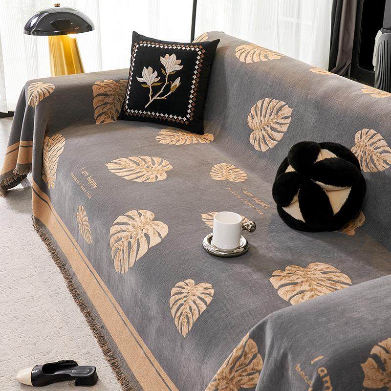 雪尼尔沙发巾2025简约现代通用防猫抓全盖毯子防滑直排沙发套罩布,淘宝优惠券,粉丝福利购,淘宝优惠卷