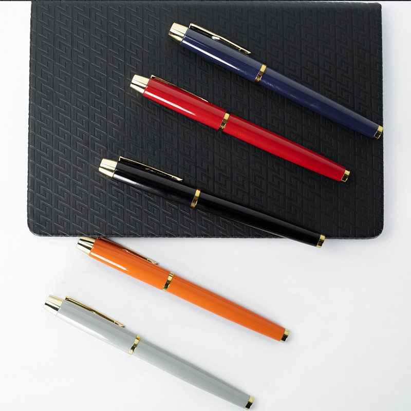 50 laser metal engraving pens, corporate advertising pens, custom signature pens, private custom signature pens, black 0.5, exhibition advertising conferences, gel pens, promotional custom logo gift pens