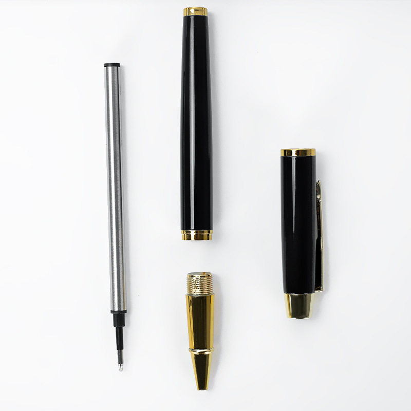 50 laser metal engraving pens, corporate advertising pens, custom signature pens, private custom signature pens, black 0.5, exhibition advertising conferences, gel pens, promotional custom logo gift pens