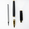 50 laser metal engraving pens, corporate advertising pens, custom signature pens, private custom signature pens, black 0.5, exhibition advertising conferences, gel pens, promotional custom logo gift pens