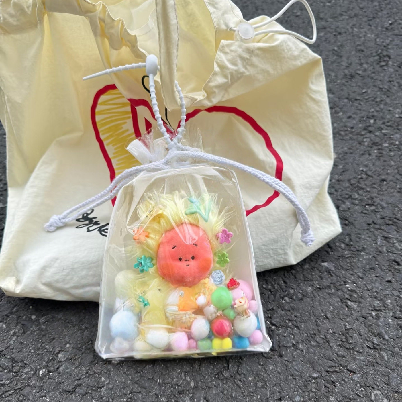 labubu娃包星星人2代3代高透锦囊袋娃包外出收纳防尘保护套遛娃包,淘宝优惠券,粉丝福利购,淘宝优惠卷