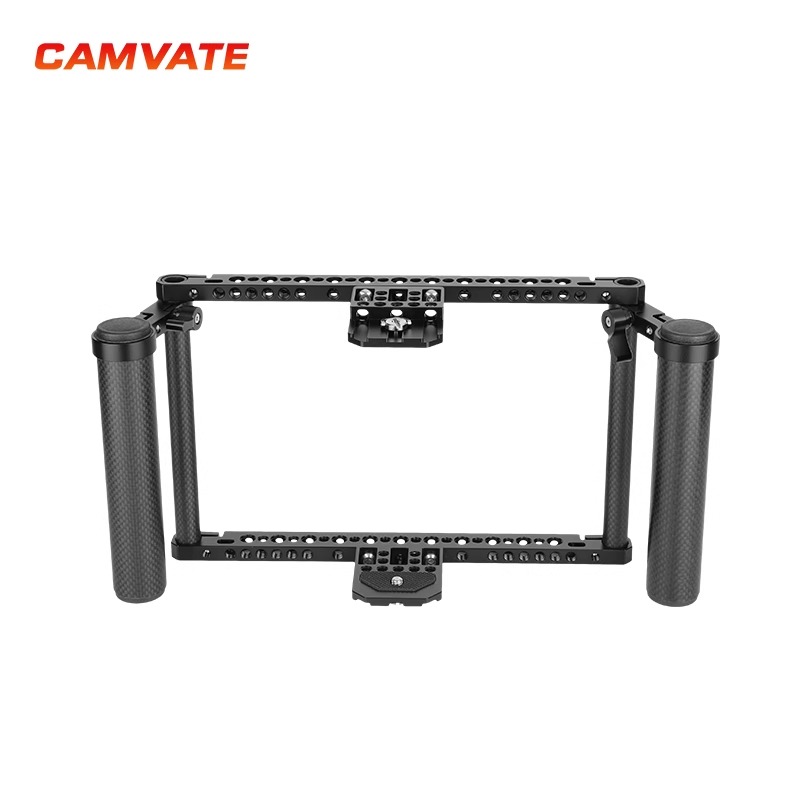 CAMVATE 7寸导演监视器兔笼套件碳纤手柄适用Atomos Ninja 2650 - 图1