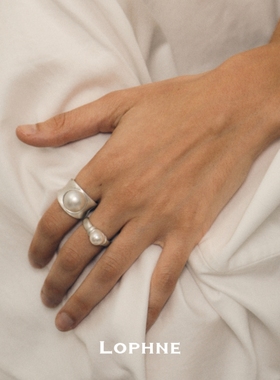 LOPHNE中古唇边珍珠戒指