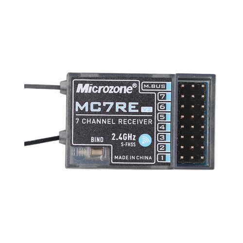 Microzone迈克MC7RE V2接收机7通道MC6Cmini航模遥控固定翼车船模 - 图1