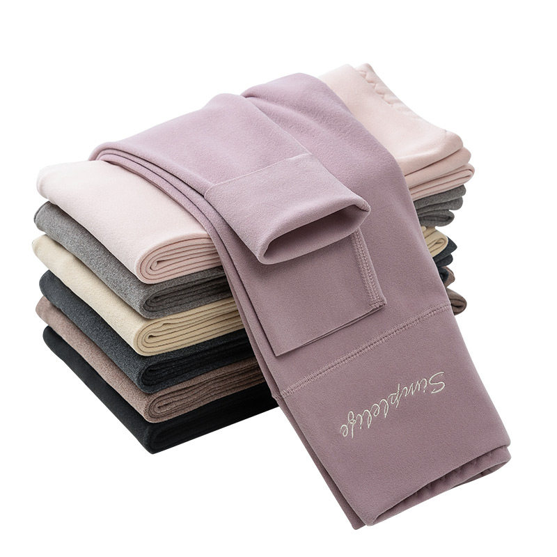 无痕德绒秋裤女内穿秋冬季加绒加厚保暖裤高腰大码棉毛裤打底线裤,淘宝优惠券,粉丝福利购,淘宝优惠卷