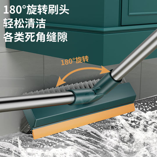 三合一地板刷卫生间刷地刷子神器浴室地缝刷瓷砖长柄洗墙厕所清洁