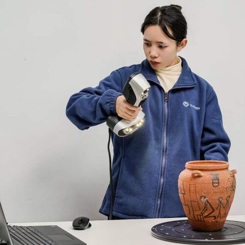 iReal 2E思看手持彩色三维扫描人像智能雕塑浮雕校具上色逆向建模 - 图2