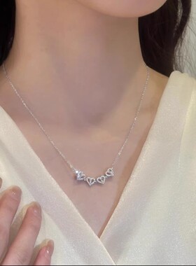 法国Drame纯银四叶草女性项链