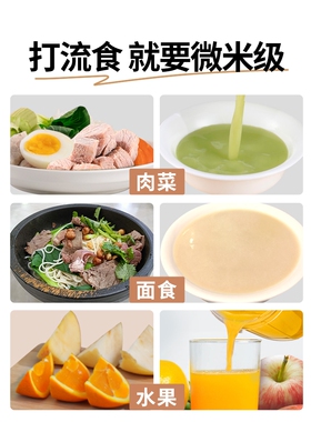 德国进口流食破壁机老人专用食物打粉碎鼻饲胃管饭菜搅拌辅食料理
