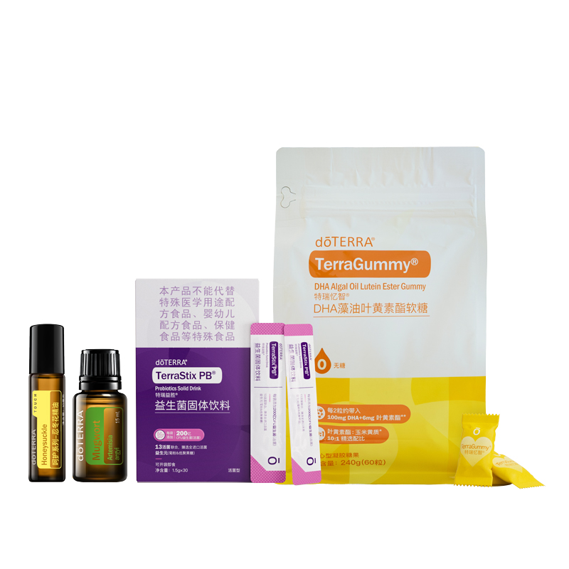 【2025年会新品】艾草精油+呵护忍冬花+益生JUN+特瑞忆智DHA - 图0