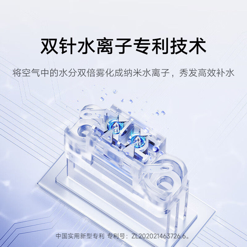 小米米家高速水离子吹风机H701家用护发速干电吹风负离子风筒