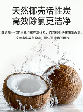 Waterdrop厨下单级替换滤芯品牌原装过滤净水除氯厨房自来水