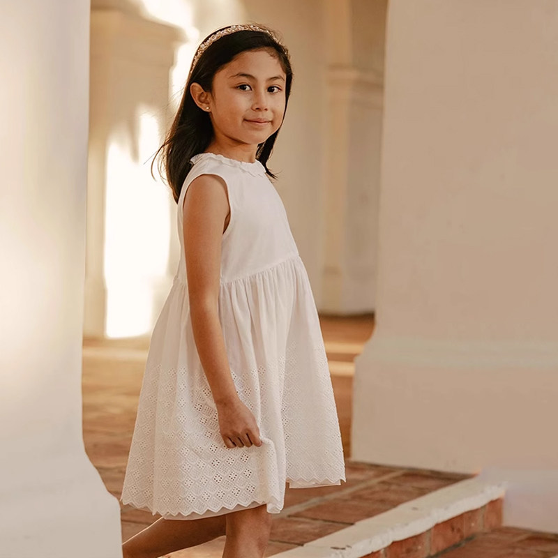 RyleeCru童装春夏款公主裙女童儿童连衣裙仙女裙女宝宝纯色气质,淘宝优惠券,粉丝福利购,淘宝优惠卷