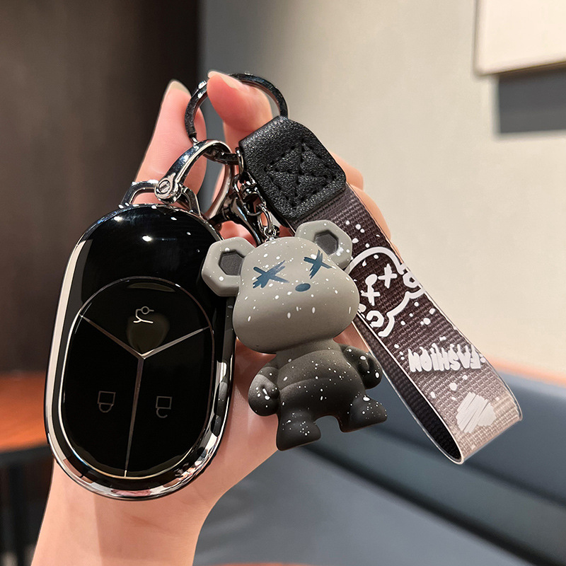 适用蔚来汽车24/25款ET5/ET7/EC7/ES6/ES7/ES8锁匙扣壳钥匙包外套 - 图3