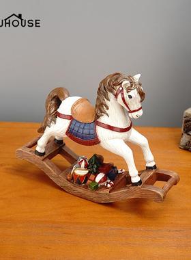 圣诞木RDW112-m马树饰脂工艺圣诞树家居房间卧室欧式装品仿真动物