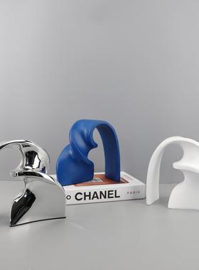 北欧轻奢几何拱门飘带0813件家玄关卧客厅茶几室电视摆柜样板间居