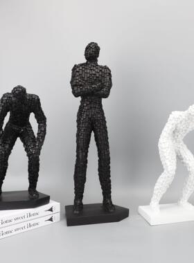 现代简约创人意树马克物摆0136件办公室样板间家居客脂厅桌赛面装