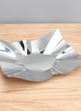 现代简0059约不盘锈钢收纳果件样板客厅茶房几餐桌售楼部家居摆装