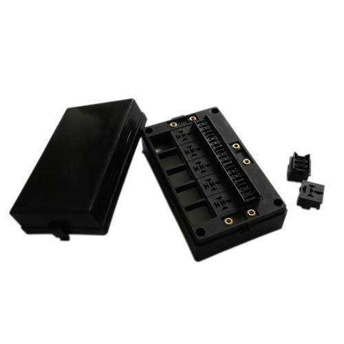 十五路自由组合继电器盒小型汽车控制盒插片式汽车保险丝盒 - 图2