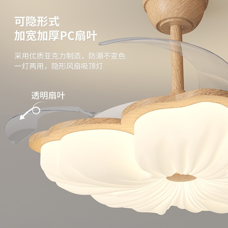 法式中古餐厅风扇灯新中式复古网卧室吊扇灯casagd红花朵护眼客厅,淘宝优惠券,粉丝福利购,淘宝优惠卷