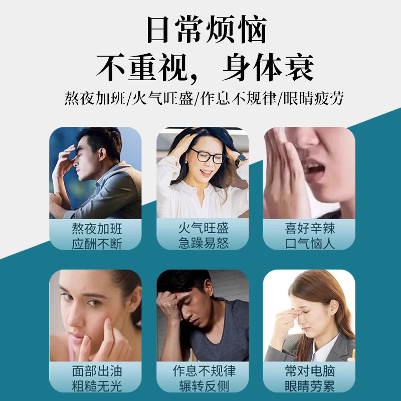 24味人参菊花枸杞决明子茶名目蒲公英养护肝益茶熬夜降火养生茶包