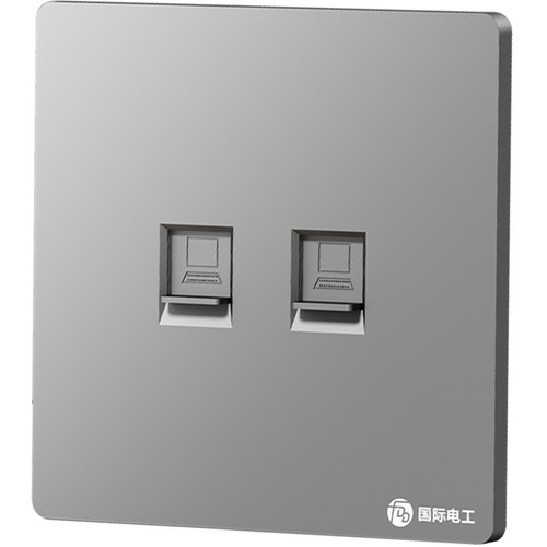 86型暗装双直通千兆网络网口面板CAT6直插水晶头六类网线电脑插座 - 图3