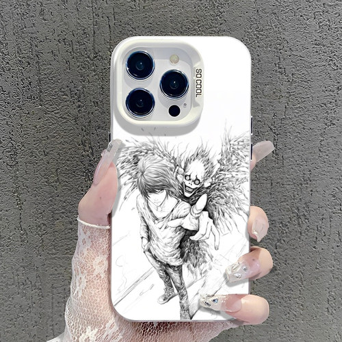 DeathNote手机壳适用苹果17死亡笔记L夜神月iphone16promax动漫15plus周边14pro男13mini/12/11/8p/7/xs/xr/x - 图0