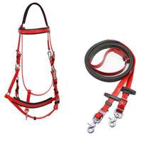 Upscale endurance racing horse cage head horse reins rope PVC bag nylon webbing material equestrian items horses equipped