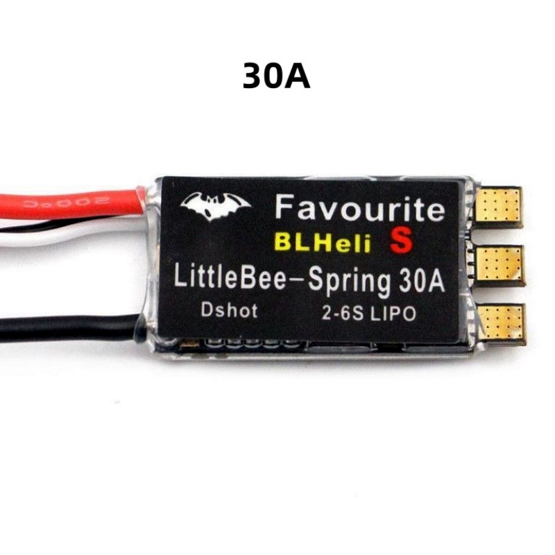 Little Bee电调迷你Blheli-S穿越机无刷电调20A 30A固定翼 - 图1