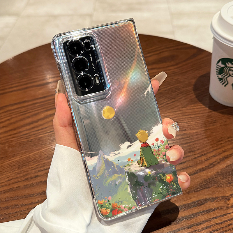 拾壳适用荣耀MagicV3手机壳新款全包防摔卡通小王子magicVs2折叠屏保护套个性Vs3女款V2至臻版透明超薄magic - 图2