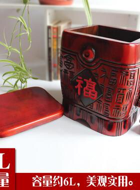 结婚礼物实木收纳木凳工艺品玄关实用招财送闺蜜客厅摆件家居饰品