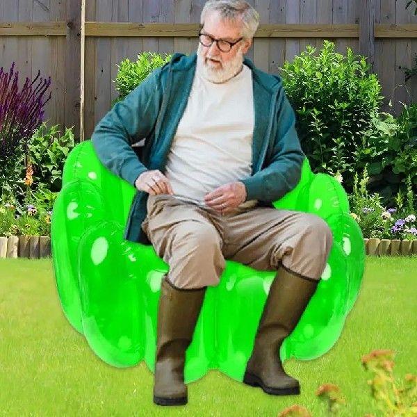 Blow Up Chair Inflatable Sofa Air Sofa Portable Couch Bean B - 图1