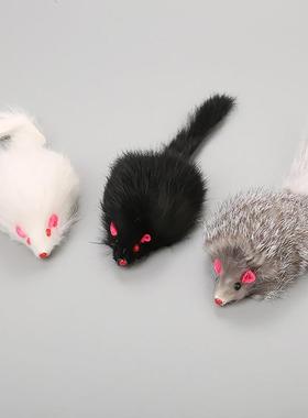 1Pcs False Mouse Cat Pet Toys Cat Long-haired Tail Mice Mous