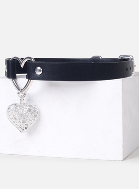 纯欲爱心满钻choker颈链