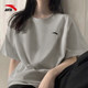 安踏速干短袖女2025夏季新款跑步上衣大码半袖速干透气凉感T恤女